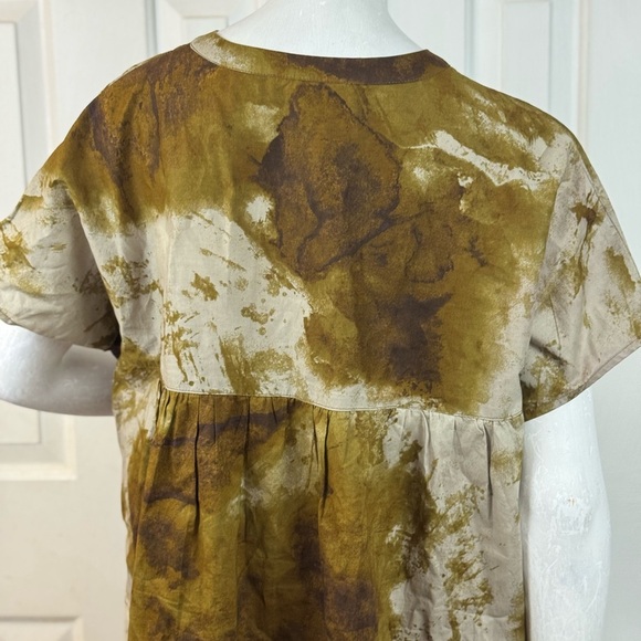 Grade & Gather Blue Gray Splatter Mini Dress S/M - Picture 3 of 16